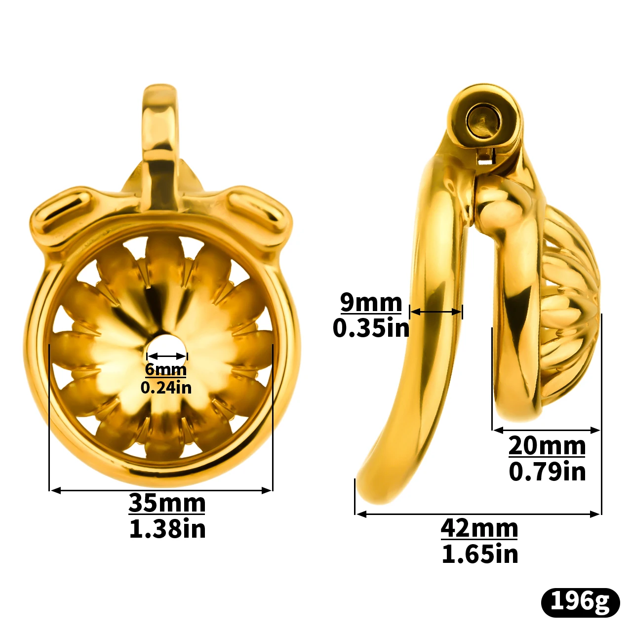 FRRK Detachable Urethral Inverted Metal Male Chastity Cock Cage Penis Ring SM Gay Chastity Device Adult Sex Toy For Men Femboy