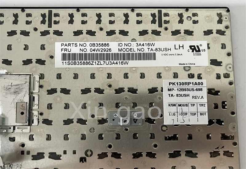 Teclado Original do Portátil para Thinkpad Torção S230u Fru: 04w2963 04w2926 - Imagem 3