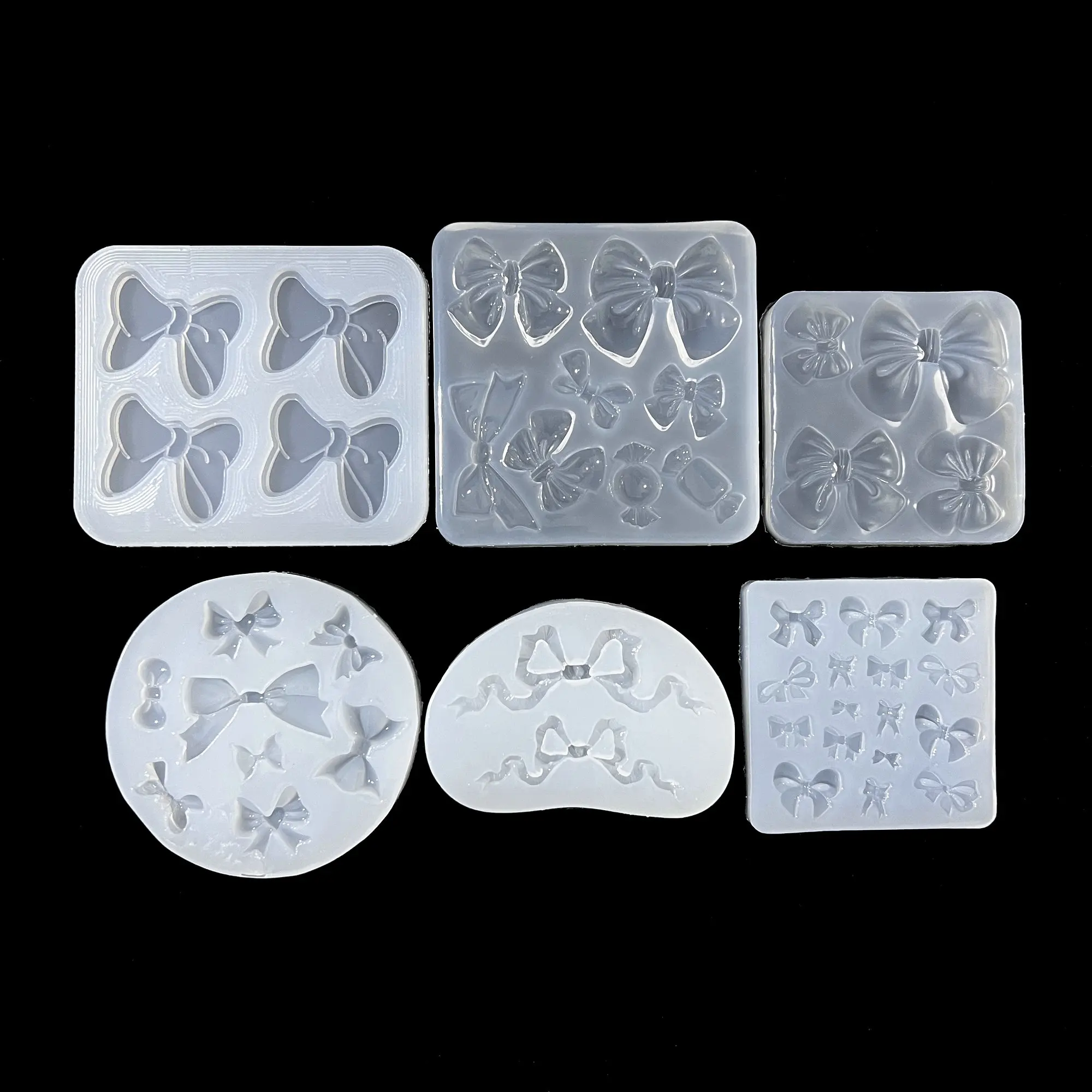 Bows Silicone Mold DIY Craft Epoxy Resin Jewelry Making Tool Wax Molds
