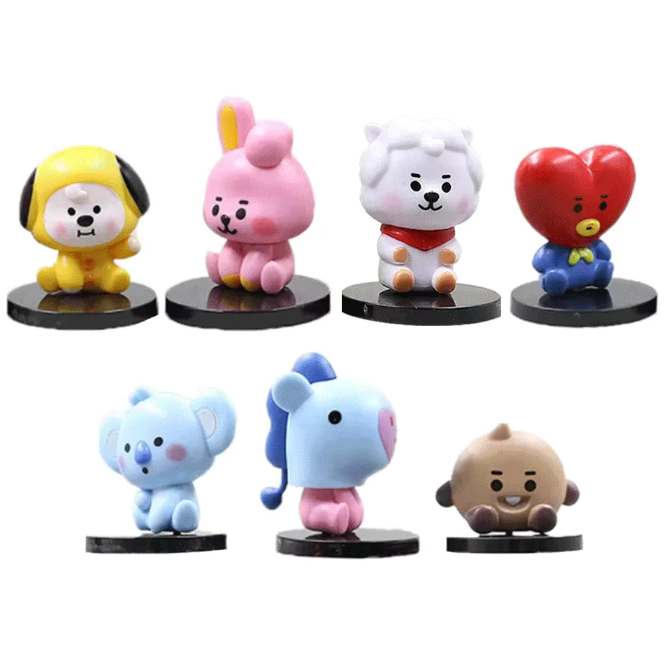 7/14 stücke B/T/21 Funktionale Puppe Tata Chimmy Kreative Ornamente Interaktive Vollen Satz Action Figur Spielzeug Mädchen Urlaub geschenk – Detail 14