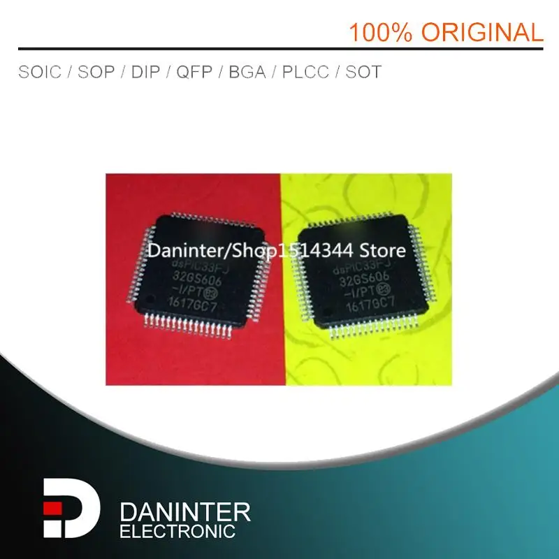 

NEW DSPIC33FJ32GS606-I/PT DSPIC33FJ 32GS606 DSPIC33FJ32GS606 DSPIC33FJ32 32GS606-I/PT TQFP64 5PCS/LOT