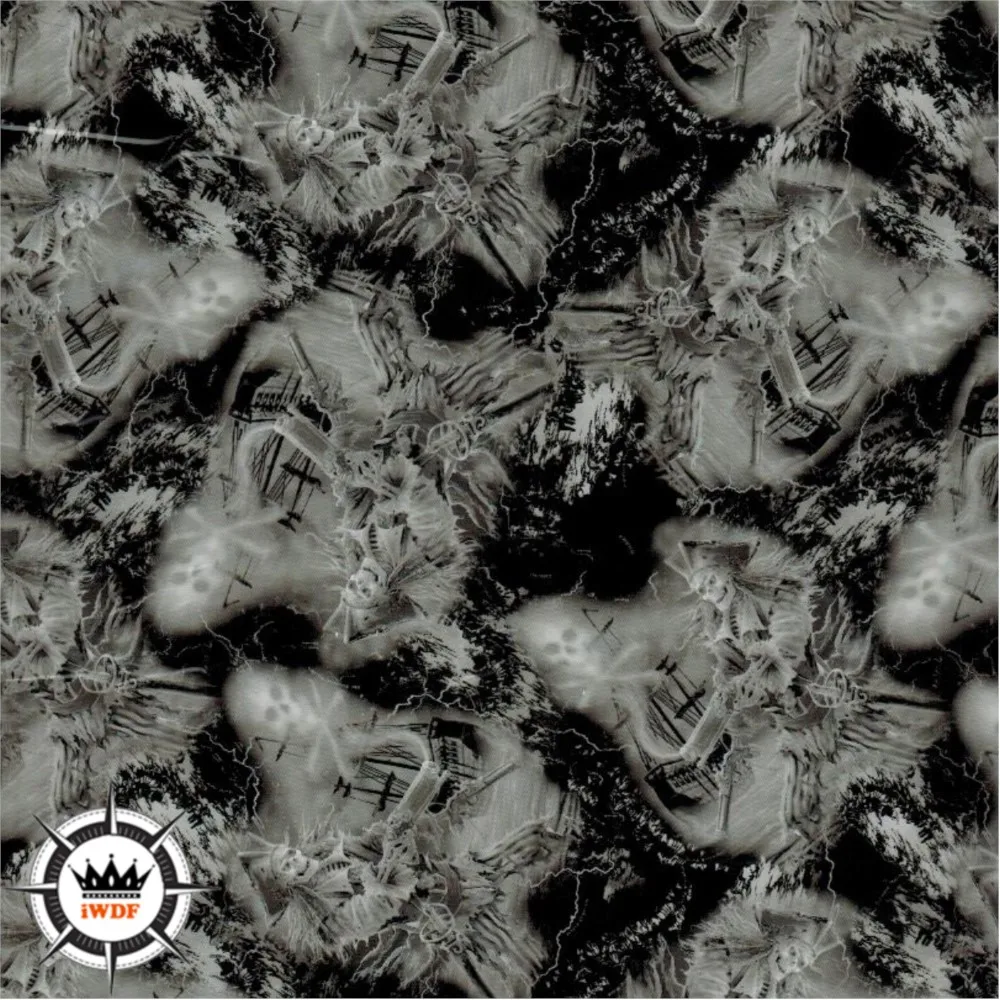 

WDF1209 20m Length Pirate Water Transfer Printing Film Width 0.5m Hydrographic Film