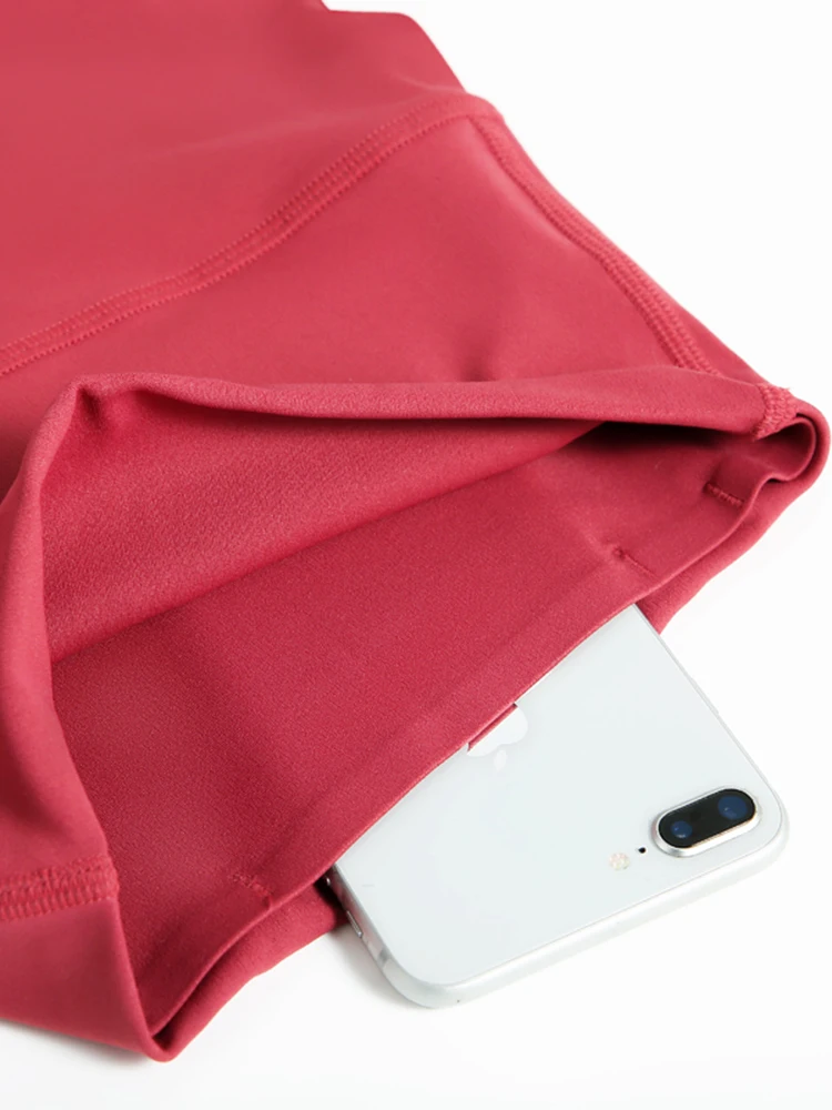 High Waisted Naked Feeling Yoga Pants Push Up Soft Gym Full Length Leggings Women Fitness Running Nylon Elasticity Sport Pants