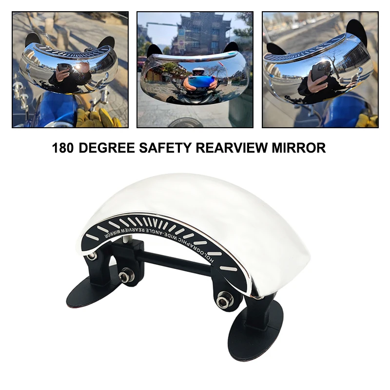 Parabrezza Universale Specchietto Retrovisore Grandangolare Olografico A 180 Gradi Adatto Per Gtv250 Lxv150 Vespa Lx 150 Lx 50 Gts 300 Gts 250