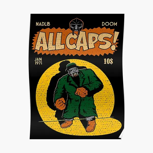 

Плакат Madlib Doom с любыми крышками, декор в винтажном стиле, современная домашняя настенная комната, картина, рисунок, забавное искусство, без рамки