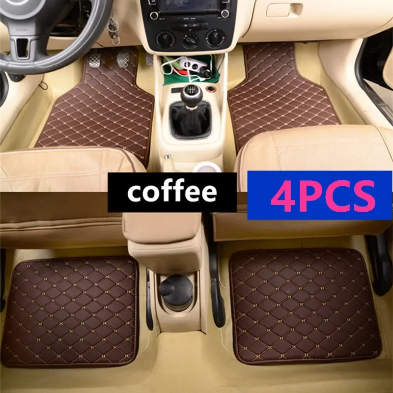 자동차 가죽 방수 플로어 매트, 범용 BMW 시리즈 X5 F15 F31 E39 520i E60 F07 GT F10 520d E39 530d