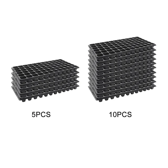 Beltéri Palánta Tálca Mini Szaporító Téglalap Lefolyó Lyukakkal 72 Cellák Újrahasznosítható Professzionális Kertészeti Szerszám - Image 3