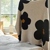 Korean Sunflower Knitted Blanket, Class A, Half-side, Velvet, Soft, Comfortable, Sofa, Office, Nap, Autumn and Winter 1