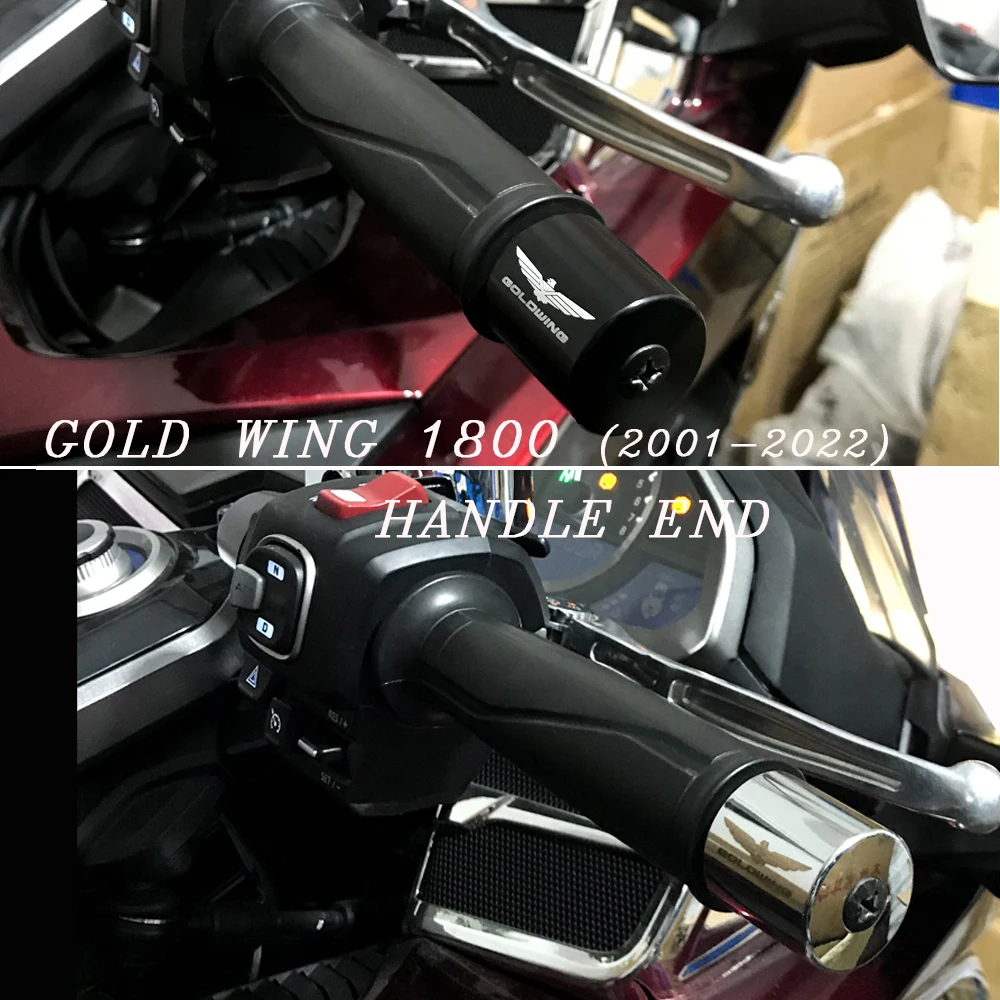 

Rod End Counterweight Chromium Handle End Handle Bar Chrome Bar Ends For HONDA Gold Wing 1800 GL1800 GL 1800 2001-2022