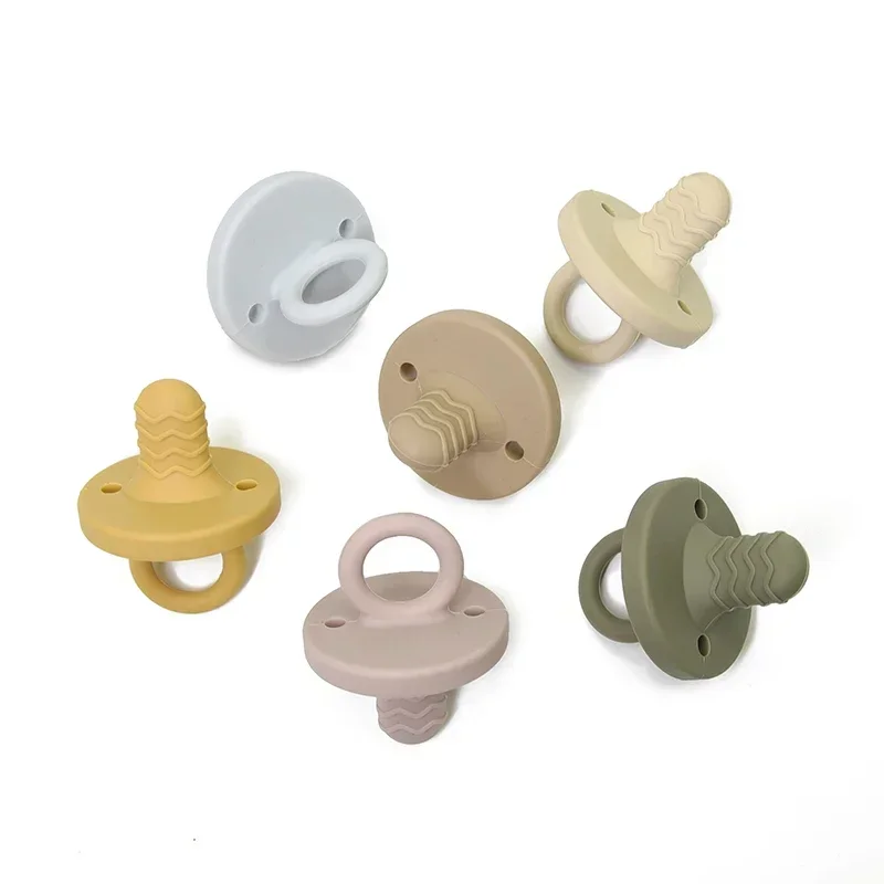 Newborn soft food silicone nipple infant pacifier teether toy BPA free
