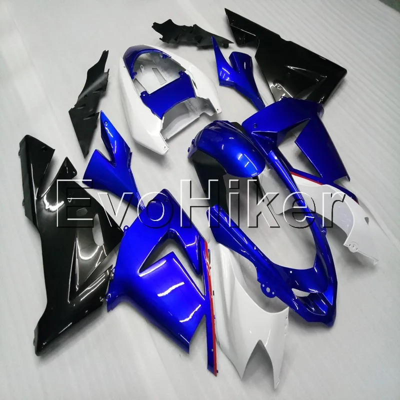 

Комплект обтекателей на вторичном рынке для модели 2004, 2005, синий, белый, ZX 10R 04 05, комплект кузова, панели для мотоциклов