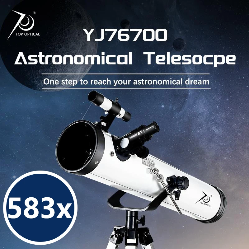 zelf Schilderen Vergissing Topoptical 583x Professionele Astronomische Telescoop Kids Volwassenen  Reflector Spotting Scope 76700 Monoculaire 114Mm Camping Apparatuur| | -  AliExpress