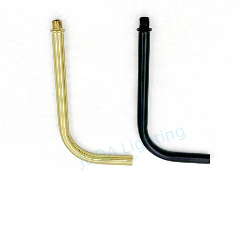 Description Picture 2 of itemMetal Lamp Tooth Tube Bent Pipe Wall lamp Pendant Lamp Ceiling Lamp Steering Connecting Pipe M10 Thread Tube Long Tube Lamp Base