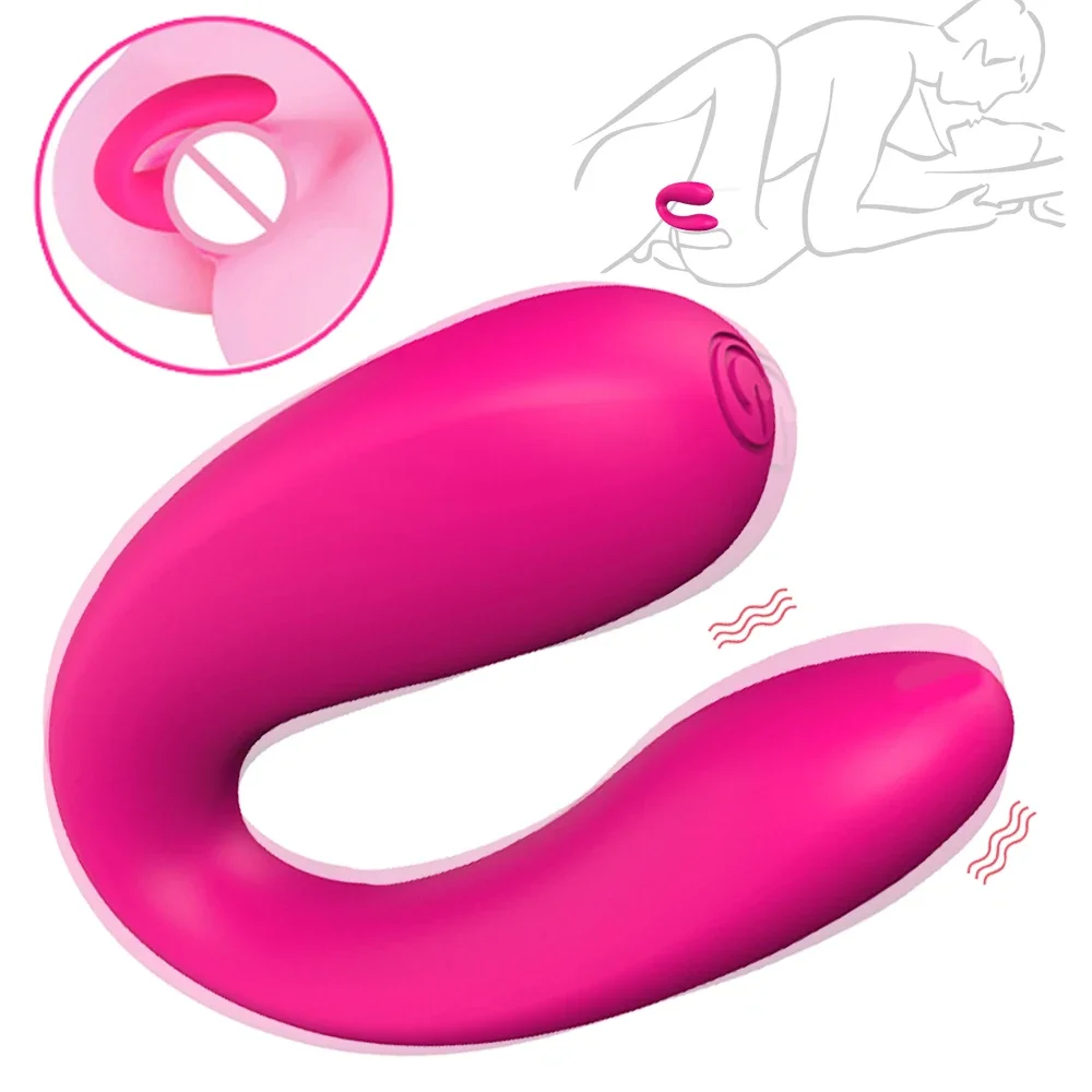 U-Shape Clitoral Stimulator Wearable Female Vaginal Vibrator G-spot Massager Small Powerful Bullet Portable Sex Toys
