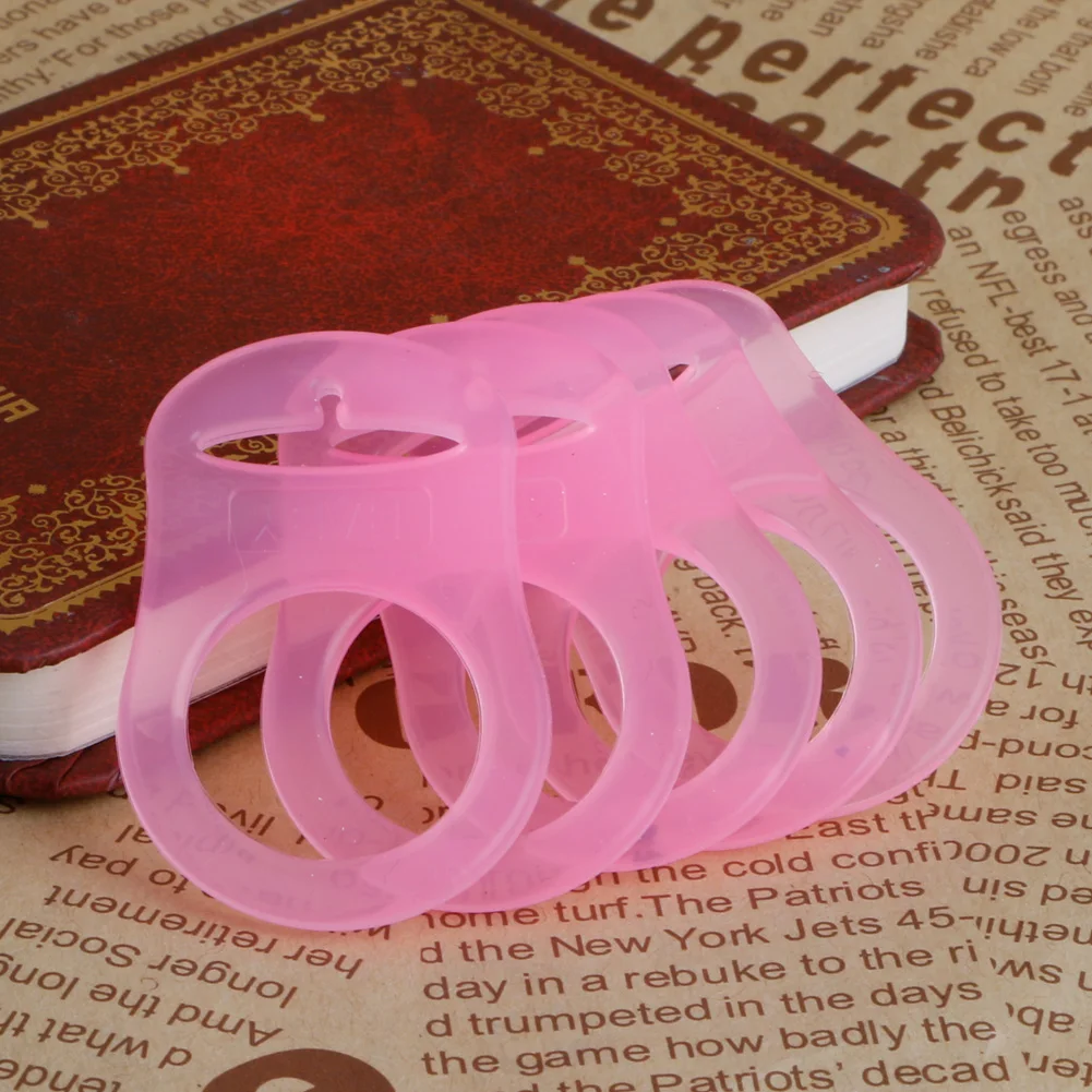 Pacifier Clip 5Pcs Silicone Baby Dummy Holder Adapter Rings Button