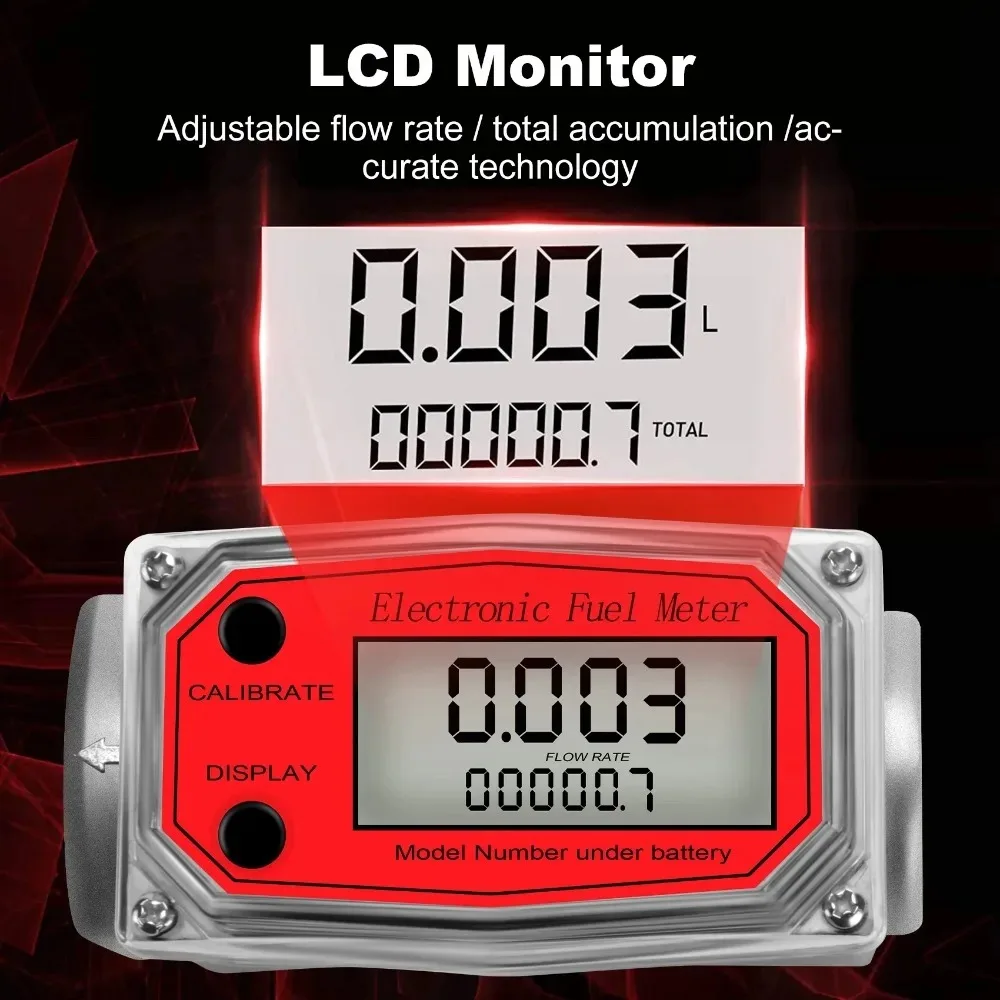 Digital Liquid Turbine Flow Meter Electronic Flowmeter PCB Electronic Indicator