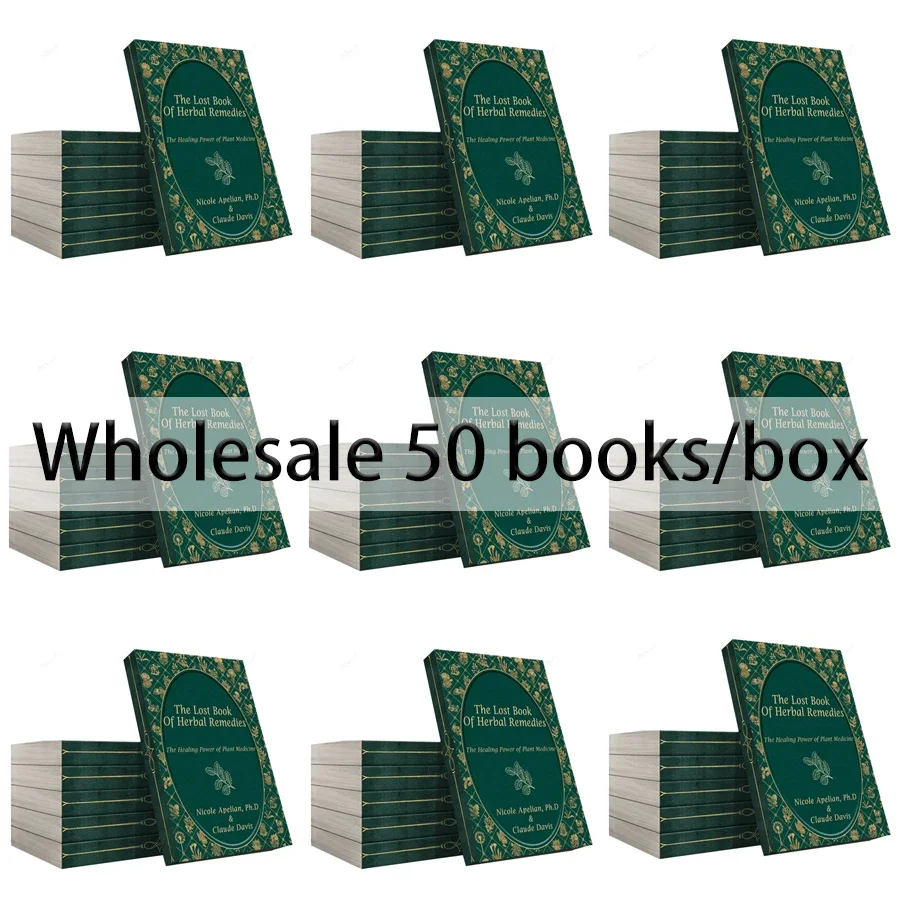 

Оптовая продажа, 50 книг/коробка, лечебная сила растения, книга с потерями трав, лекарства, цветные внутренние страницы, мягкая обложка