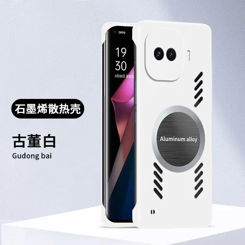 Enhanced Heat Dissipation Magnetic Slim Shockproof Case with Frameless Hard Back
