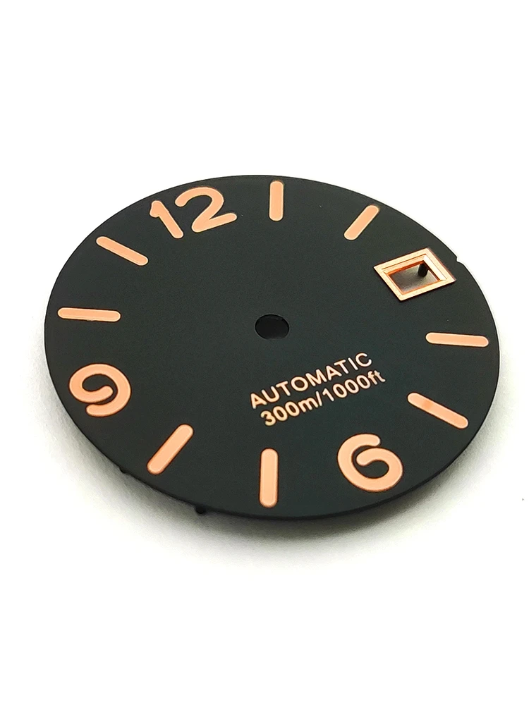 28.5mm Green Luminous Watch Dial Face for Japanese NH35/NH36/4R/7S Movement Watch Repair Replacement watch face accessories watch dial accessories