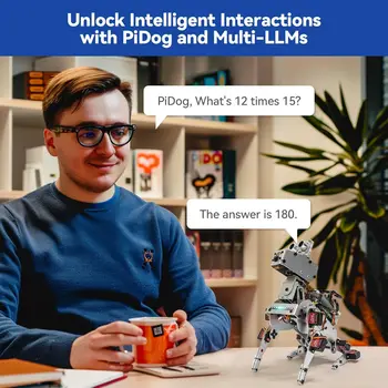 AI Robot Dog Kit for Raspberry Pi with Voice, Video Recognition, App Control, Python Programming 4