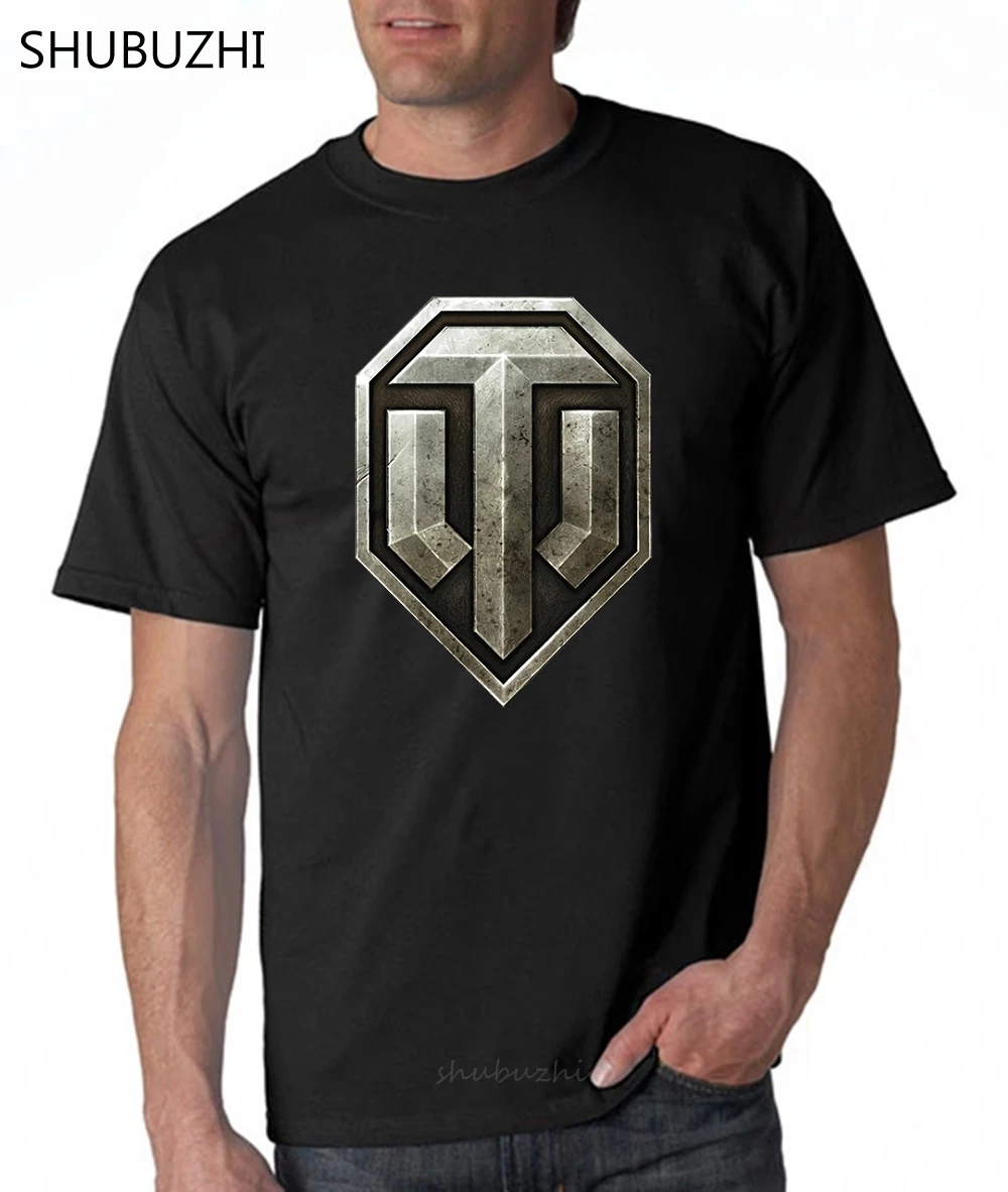 Nuovo Design World Of Tanks Magliette Wot Fitness Magliette A Maniche Corte Magliette Casual Allentate...