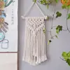 Macrame Wall Hanging Boho Tapestry Woven Bohemian Wall Decor Handmade Weaving Landscaping Wall Tapestry decoración hogar 5