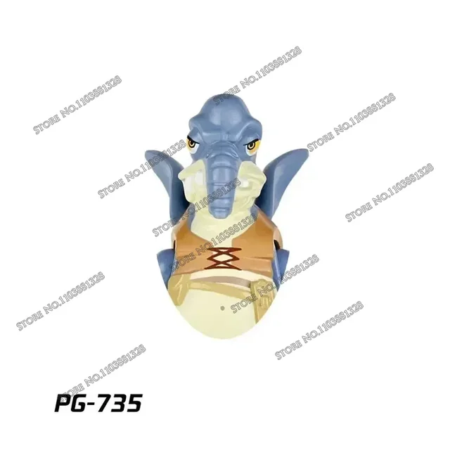 Star Wars Minifigure Mandalorian Han Solo C-3PO Leia Darth Vader Bbba Fett Block Mini Robot Figure Toy Bricks Assembling Doll 3