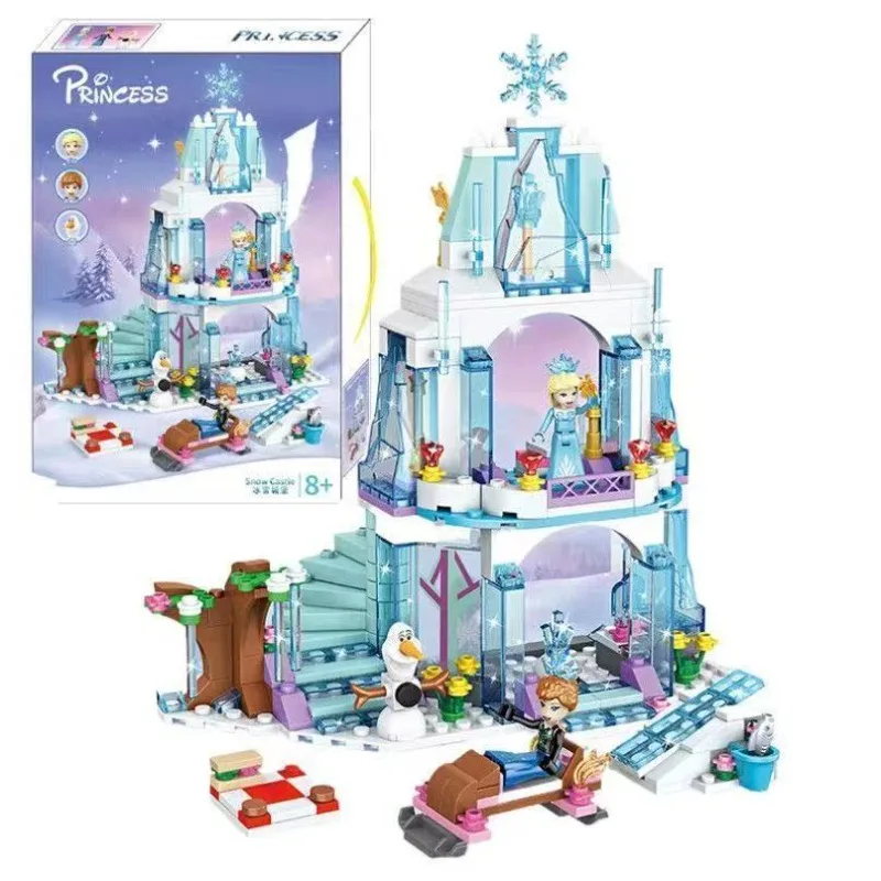 Château de Glace Princess - Blocs de Construction Féérique