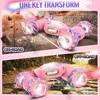4 Wheel Drive RC Cars 1:16 Radio Gesture Induction Remote Control Stunt Car Off Road On Road Kids Toy Car with Light Music Toys 4