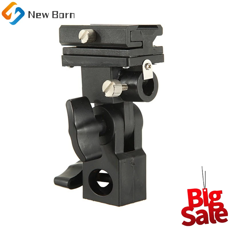 

High Quality B Type Universal Mount Flash Hot Shoe Adapter Trigger Umbrella Holder Swivel Light Stand Bracket