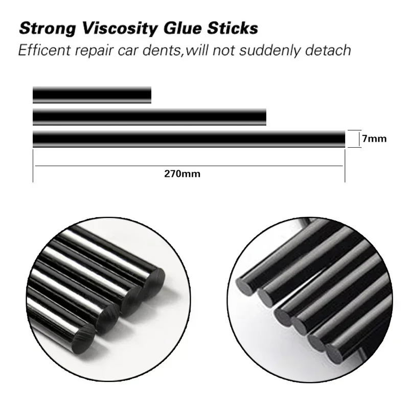 Black Thermoplastic Resin Car Dent Repair Glue Sticks