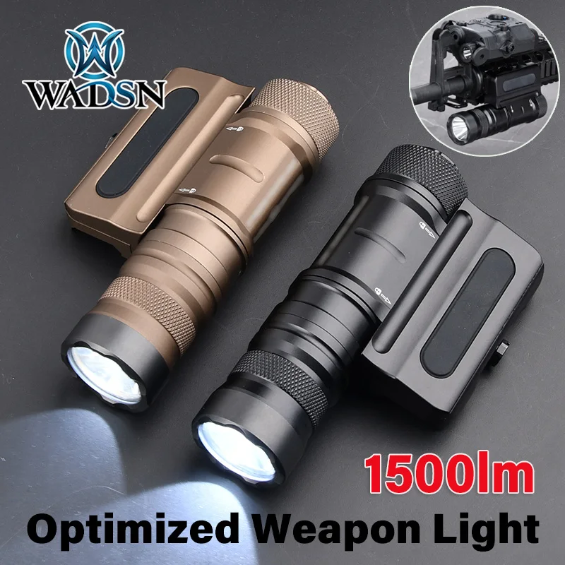 

WADSN Airsoft Cloud Defensive OWL Flashlight Metal Optimized Weapon Light 1500 Lumens LED Gun Flashlight Hunting Rifle 20mm Rail