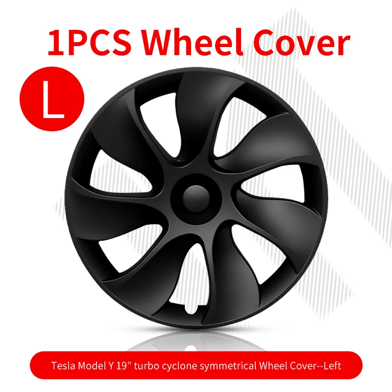 Only 1PC Hubcaps 19 inch Full Coverage Wheel Cover Cap Design for Tesla Model Y Hubcaps Automobile Replacement Accessories 2023 image_3