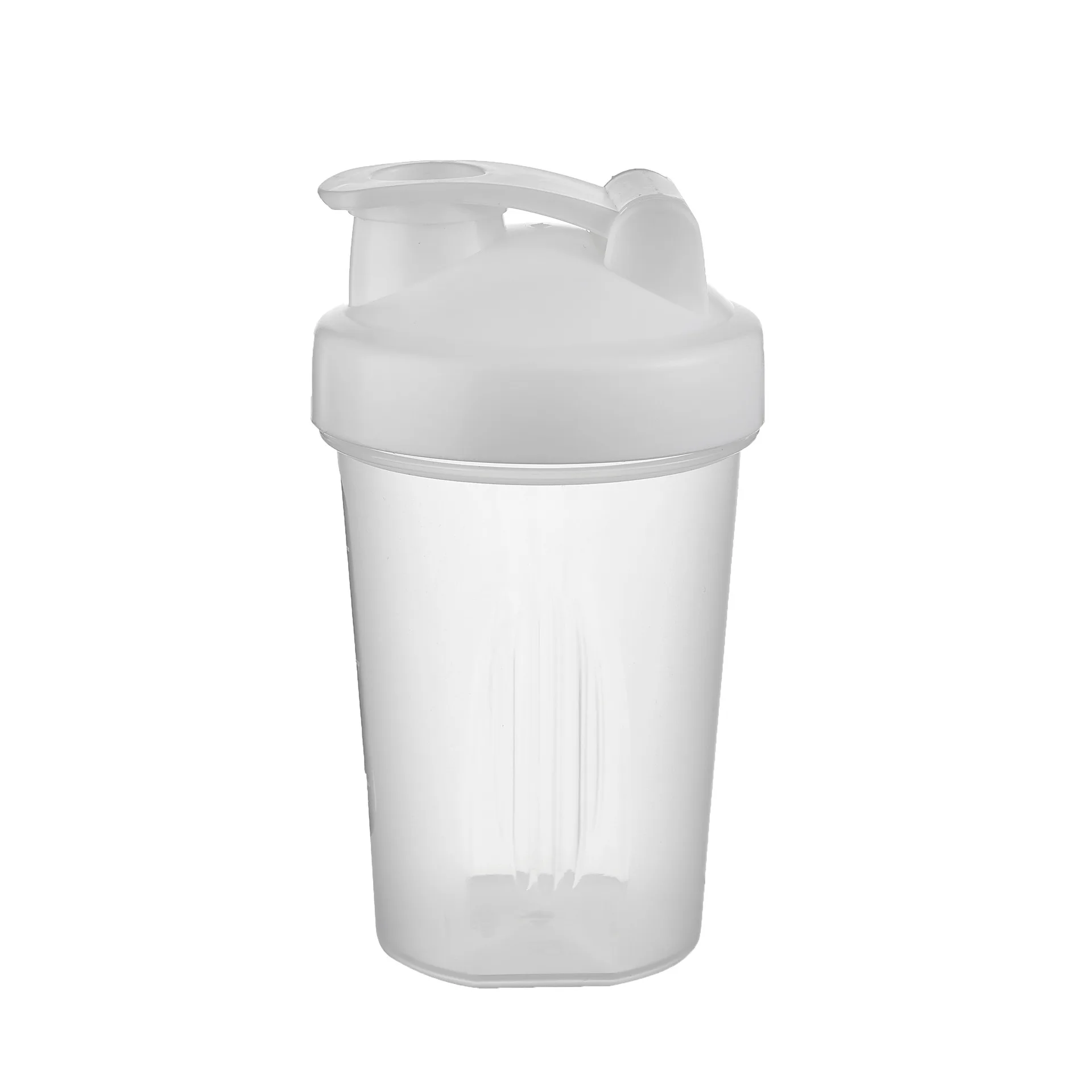 400ml Sports Shaker Bottle Plastic Whey Protein Powder Mixer - Temu