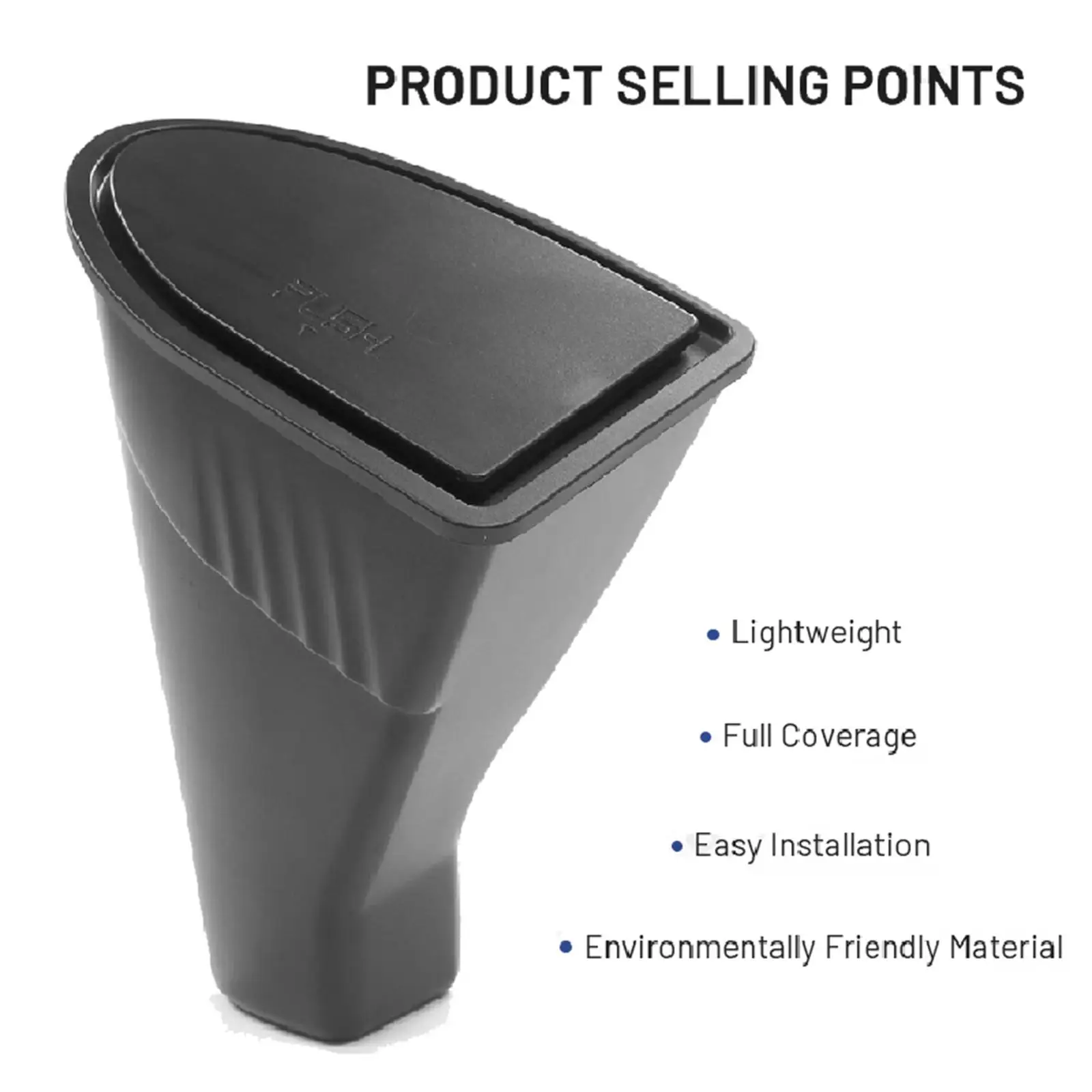 2 Pieces Front Door Side Storage Box Car Trash Can for Model Y
