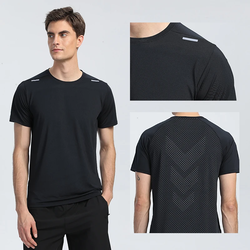 reaction Sickness Painstaking Quick Dry Men Running Basketball Jersey T-shirt Fitness Sports Top Gym  Training Shirt Breathable Jogging Casual Sportswear - AliExpress