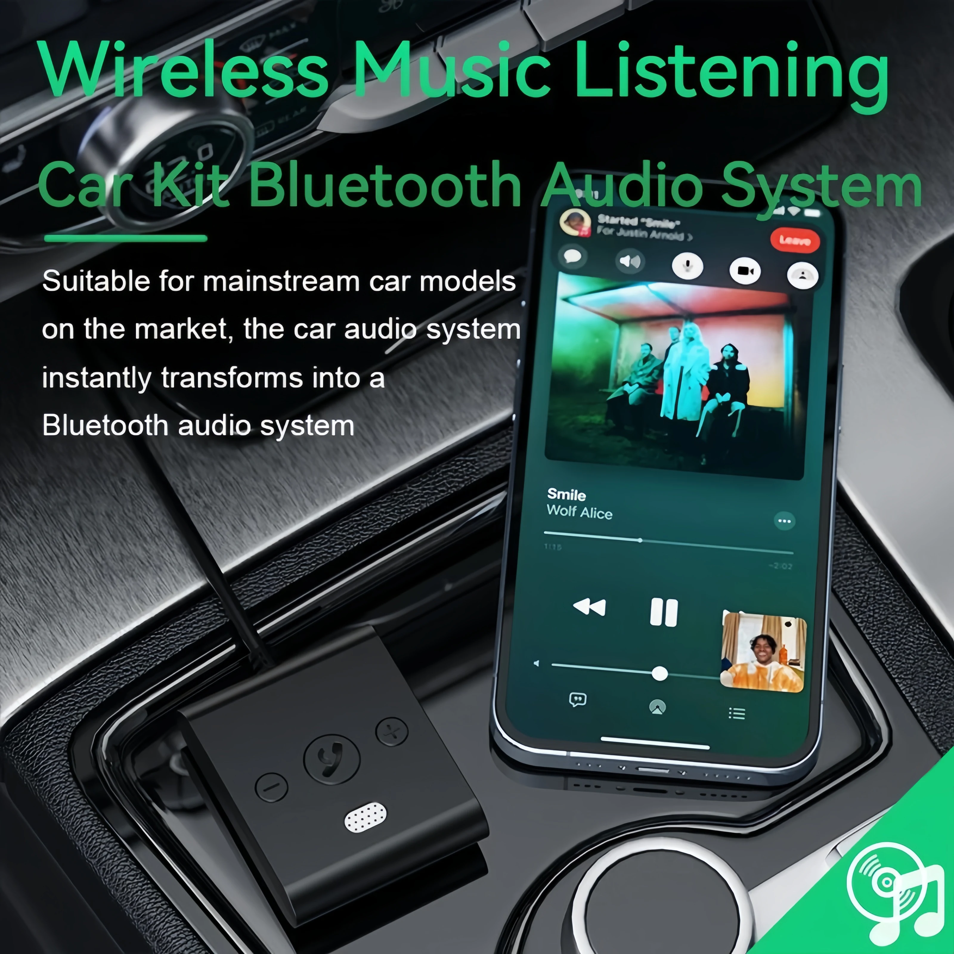 Bluetooth 5.4 AUX Car Adapter Wireless Bluetooth Receiver with Mic USB AUX Audio Adapter Car Kit Stereo Audio for TV Headphone bluetooth adapter bluetooth audio receiver bluetooth transceiver adapter audio adapter bluetooth aux adaptor