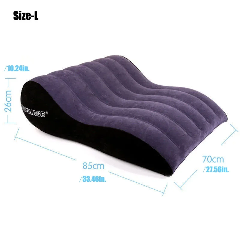 Toughage Inflatable Sex Aid Wedge Pillow Love Position S Cushion Couple Furniture Erotic Adult Couples Sex Game Body Support Pad