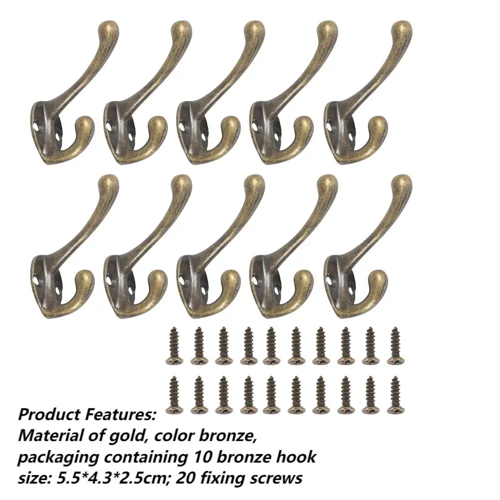 Coat Hooks Wall Mounted Set