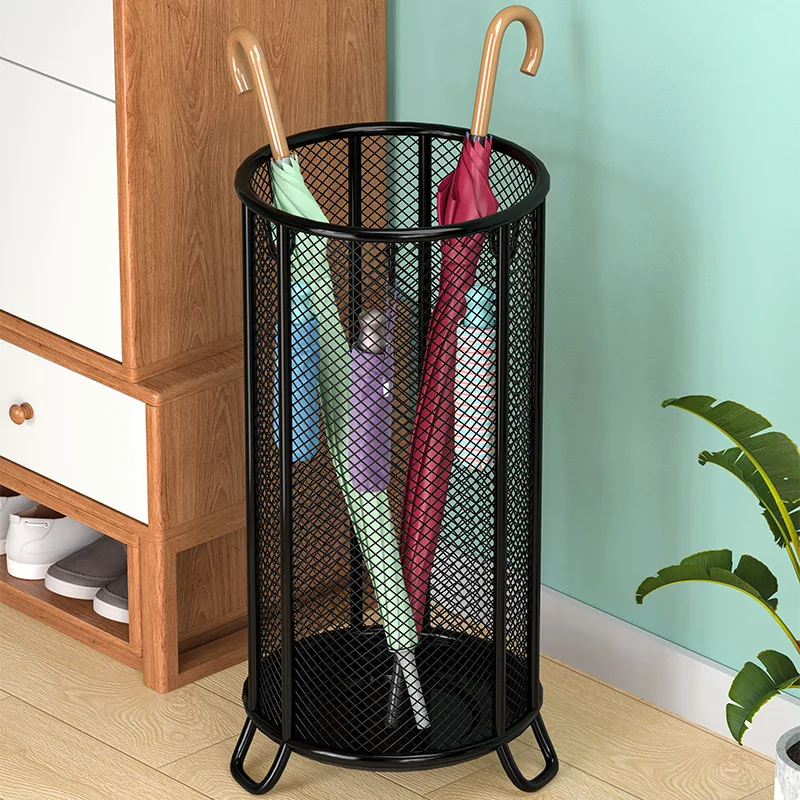 Iron Art Umbrella Storage Holder Umbrella Organizer Rack Stand Stand for Apartment Entryway garage