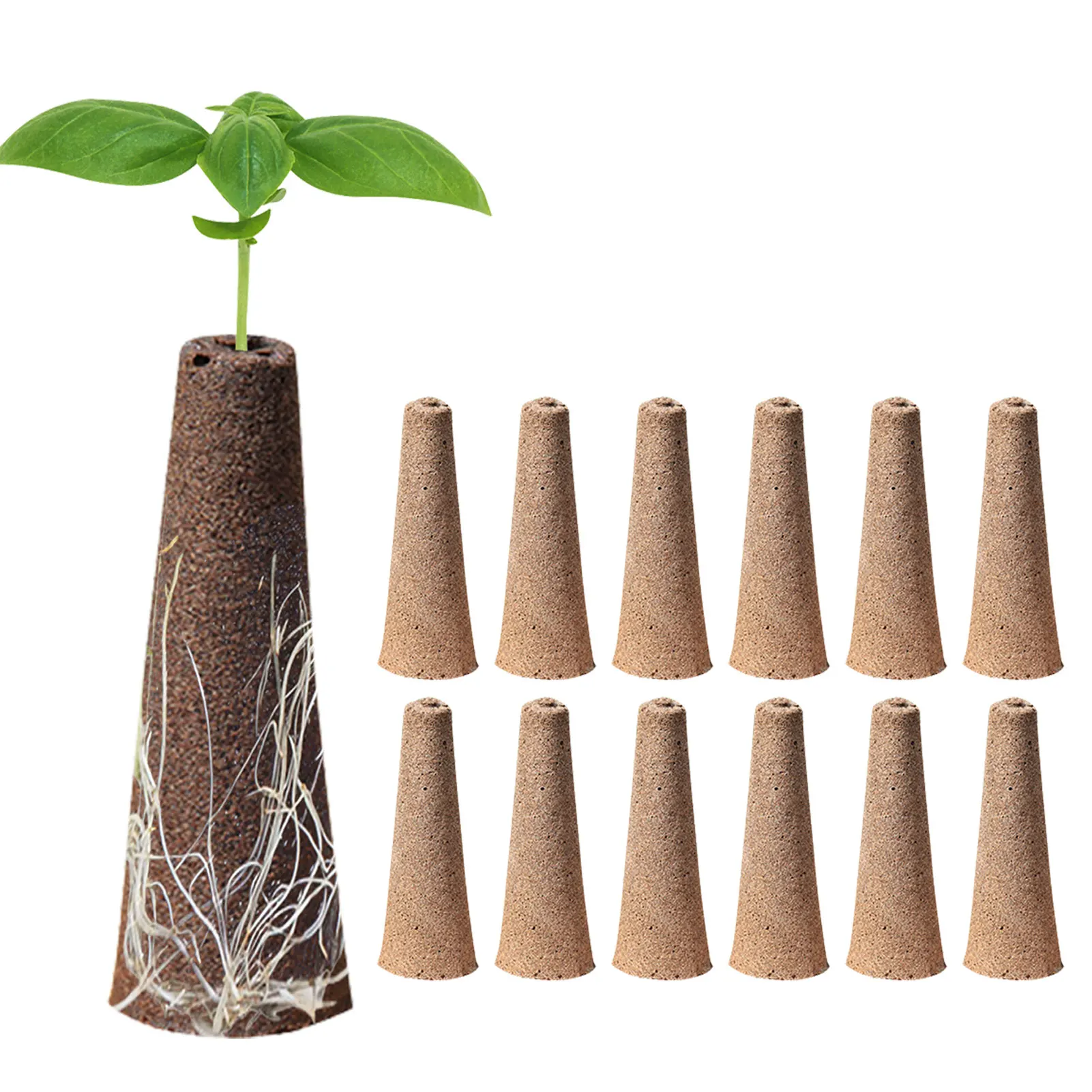 12 Pz Crescente Spugna Semi Germinazione Pod Sostituzione Radice Crescente Spugna Kit Pod Supplementare Idroponica Indoor Garden Planting