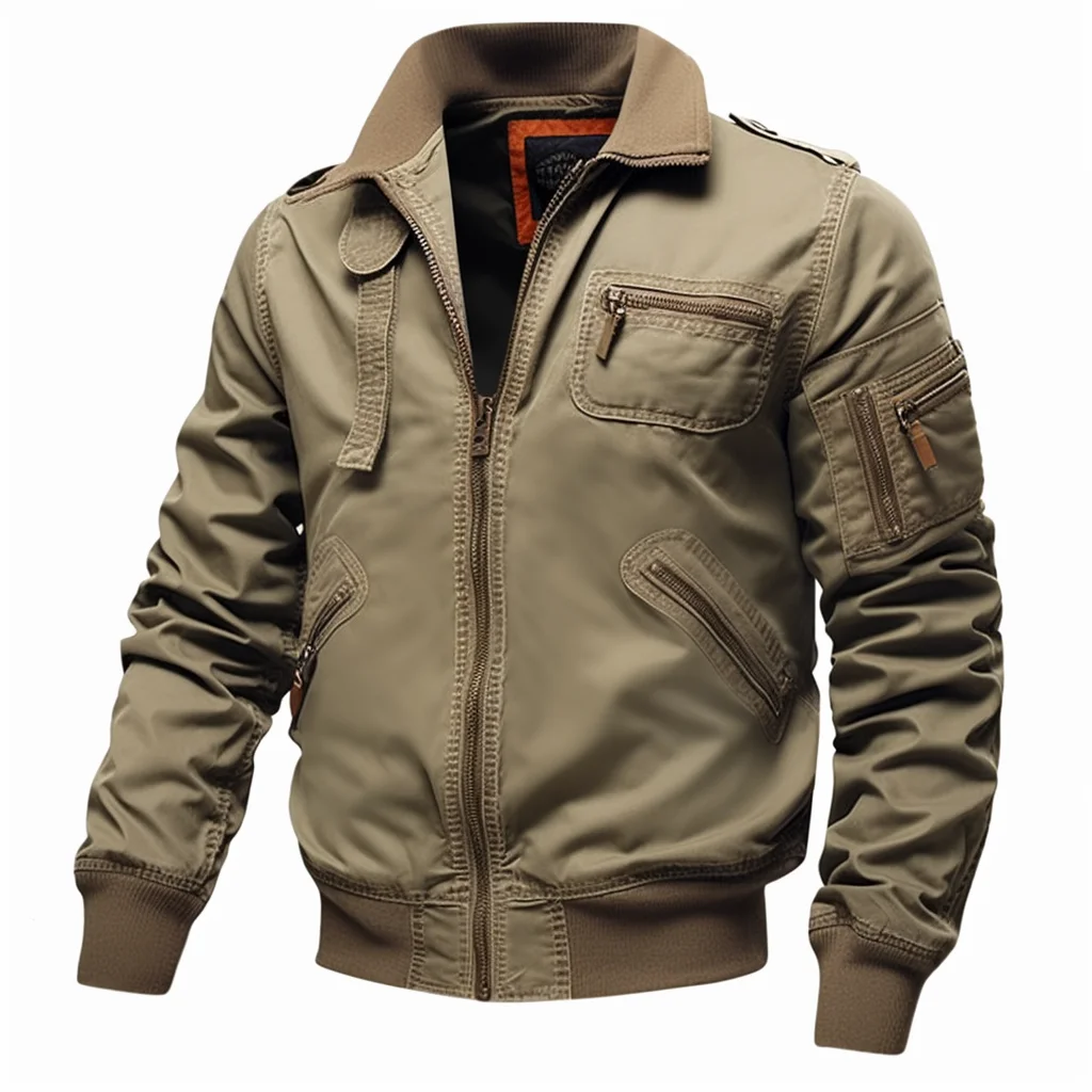 

Мужская винтажная Повседневная летная куртка, хлопковая куртка-бомбер