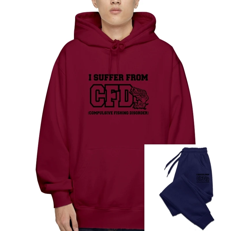 

Paint Print Cheap Outerwear I Suffer From CFD Compulsive Fishinger Disorder Mens T-Sweatshirt Hoodies Hoody100% Cotton Custom Ou