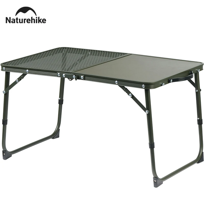 Naturehike MDF Camping Table Ultralight Folding Desk Table Height Adjustable Foldable Outdoor Small Coffee Picnic Tables