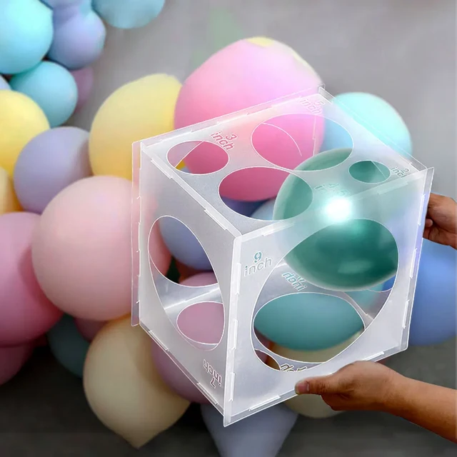 11 Holes Balloon Sizer Box Balloons Measuring Measurement Tool for Wedding  Party