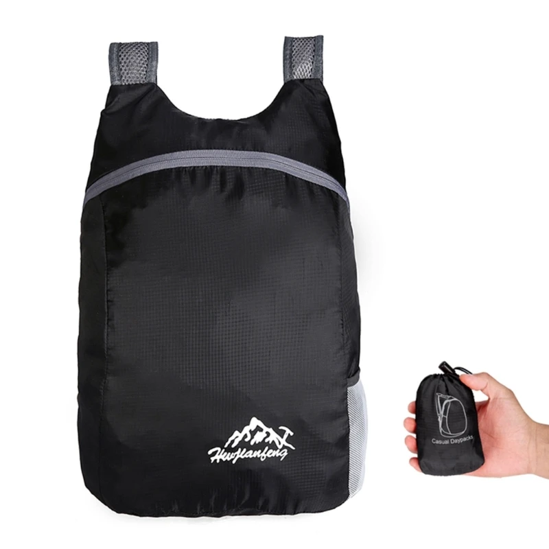 1 Uds. Mochila empacable ligera de 20L, mochila pequeña plegable