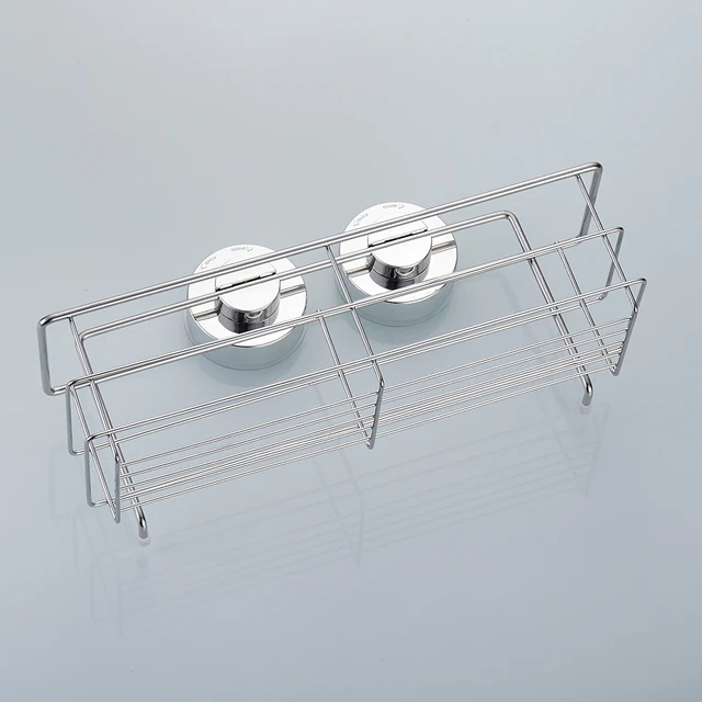 ชั้นวางของในห้องน้ำชั้นวางของในห้องอาบน้ำทำจากสแตนเลสไม่มีการเจาะชั้นวางของในห้องน้ำ 5