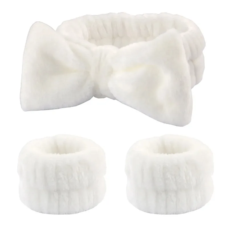 3 Pièces Bandeaux Pour Femmes, Set De Bandeau De Spa Facial