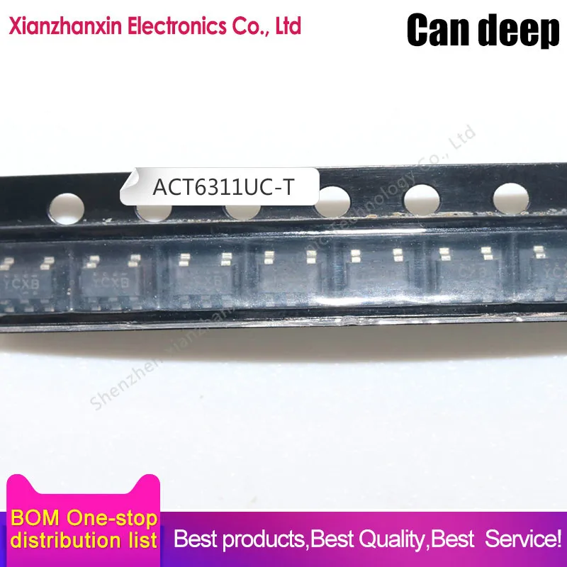 10 Pz/Lotto Act6311Uc-T Act6311Uc Sot23-5 Dello Schermo Di Stampa Ycxb Boost Converter Ic Nuovo E Originale