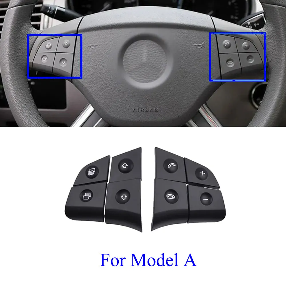 Steering wheel switch W164 W245 W251 car multifunction steering wheel control switch button kit for Mercedes Benz ML GL B R Class 2006-2009